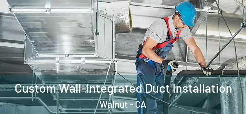  Custom Wall-Integrated Duct Installation Walnut - CA