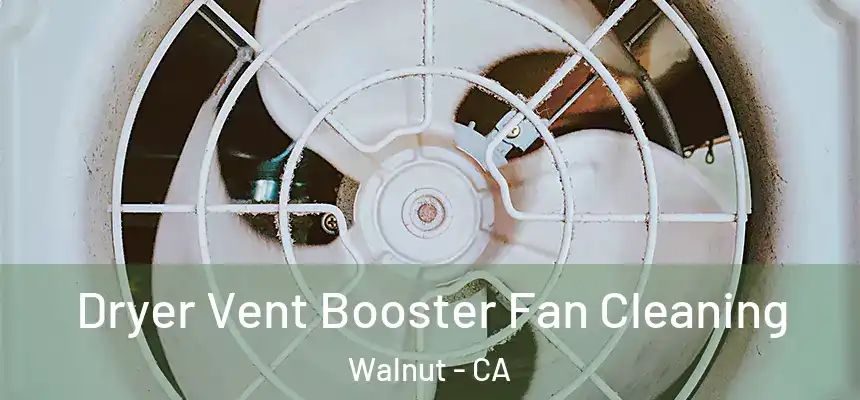 Dryer Vent Booster Fan Cleaning Walnut - CA